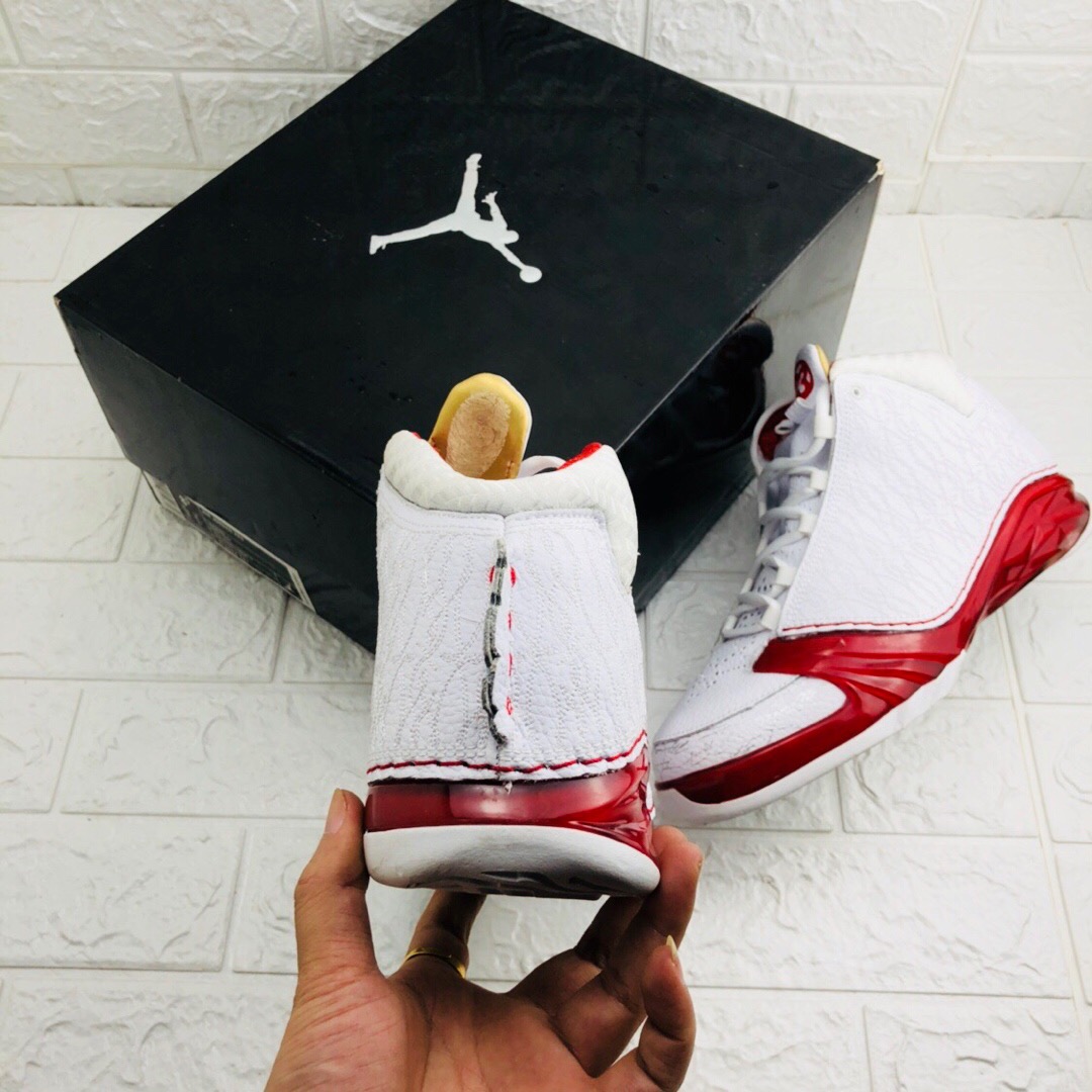 Authentic Air Jordan 23 White Red